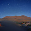 ヨーロッパ横断旅行記78　サハラ砂漠ツアー。星空の下で就寝。