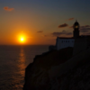 ヨーロッパ横断旅行記86　サンヴィセンテ岬にて大西洋に沈む夕日を眺める